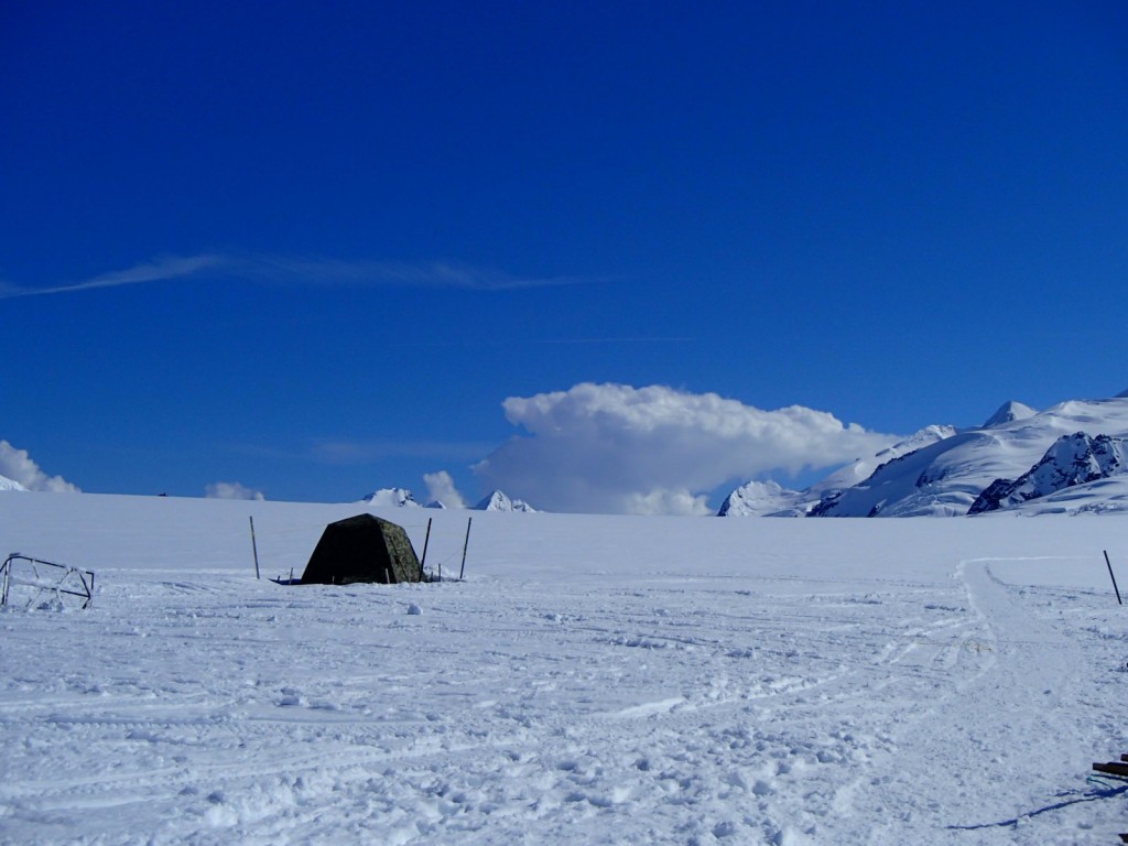 My little home on the glacier.